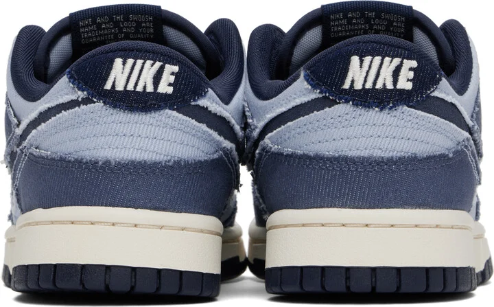 Nike Navy Dunk Low Retro SE Sneakers - Image 2