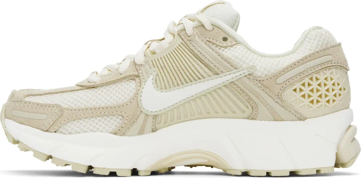 Nike Off-White & Beige Zoom Vomero 5 Sneakers - Image 3