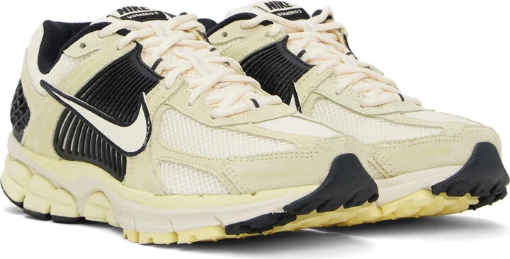 Nike Off-White & Black Zoom Vomero 5 Sneakers - Image 4