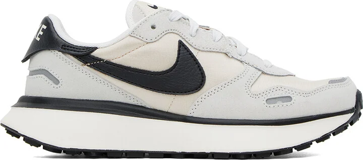 Nike Off-White & Gray Phoenix Waffle Sneakers