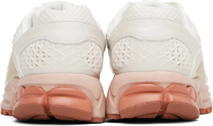 Nike Off-White & Orange Zoom Vomero 5 Sneakers - Image 2
