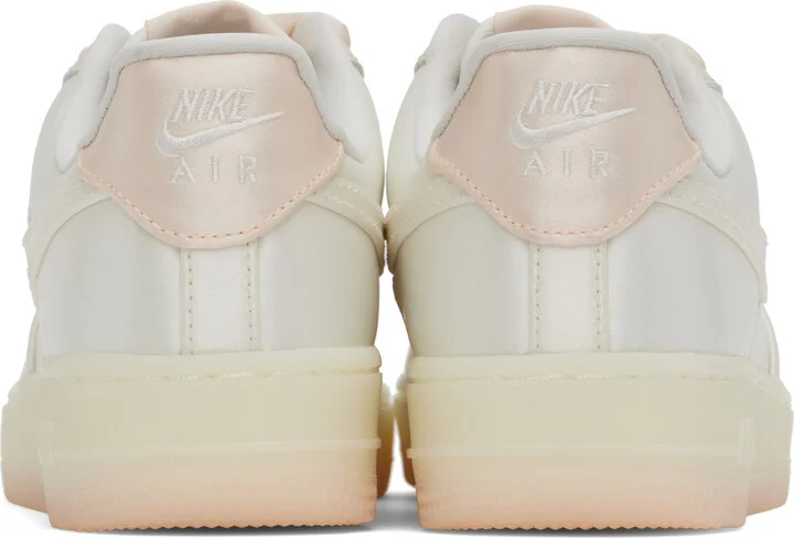 Nike Off-White & Pink Air Force 1 '07 LV8 Sneakers - Image 2