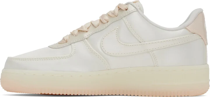 Nike Off-White & Pink Air Force 1 '07 LV8 Sneakers - Image 3