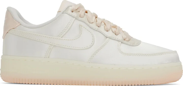 Nike Off-White & Pink Air Force 1 '07 LV8 Sneakers