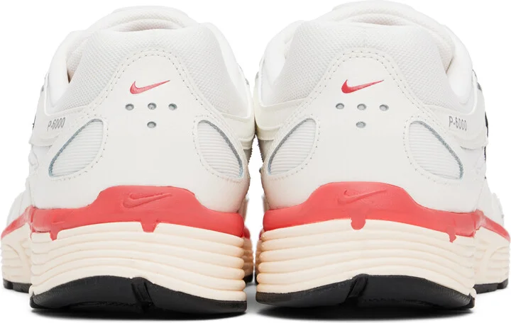 Nike Off-White & Pink P-6000 Sneakers - Image 2