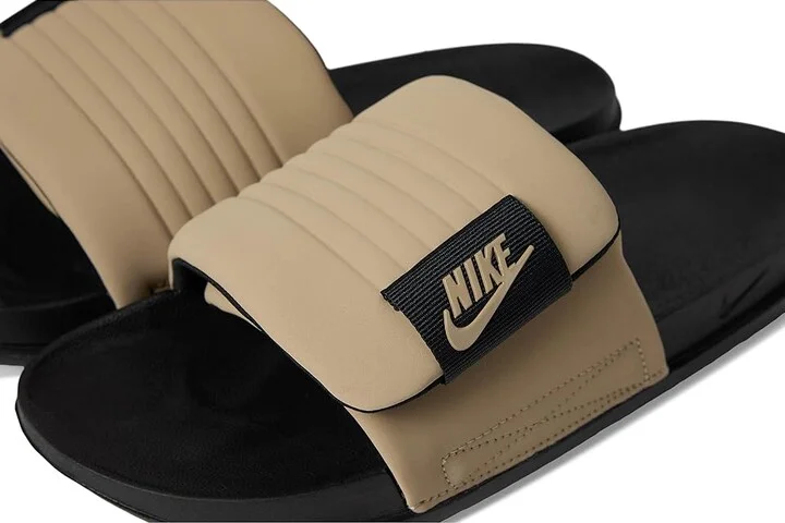 Nike Offcourt Adjust Men's Sandals Black/Khaki/Black : 8 M, Synthetic - Image 7