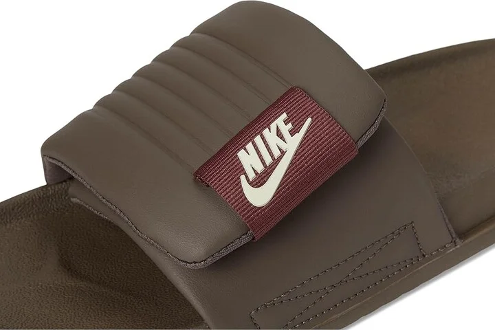 Nike Offcourt Adjust Men's Sandals Ironstone/Coconut Milk/Red Sepia : 12 M, Synthetic - Image 7