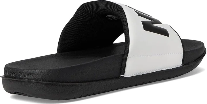 Nike OffCourt Slide Women's Sandals Black/Black/Summit White : 5 B - Medium, Synthetic - Image 4