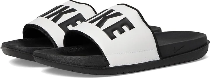 Nike OffCourt Slide Women's Sandals Black/Black/Summit White : 5 B - Medium, Synthetic