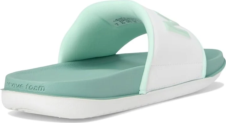 Nike OffCourt Slide Women's Sandals Summit White/Mint Foam/Cannon/Mint Foam : 7 B - Medium, Synthetic - Image 4
