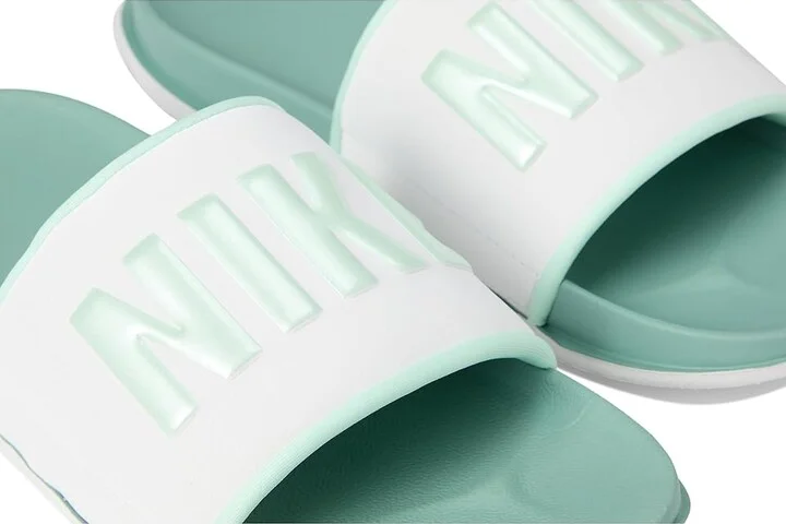 Nike OffCourt Slide Women's Sandals Summit White/Mint Foam/Cannon/Mint Foam : 7 B - Medium, Synthetic - Image 7