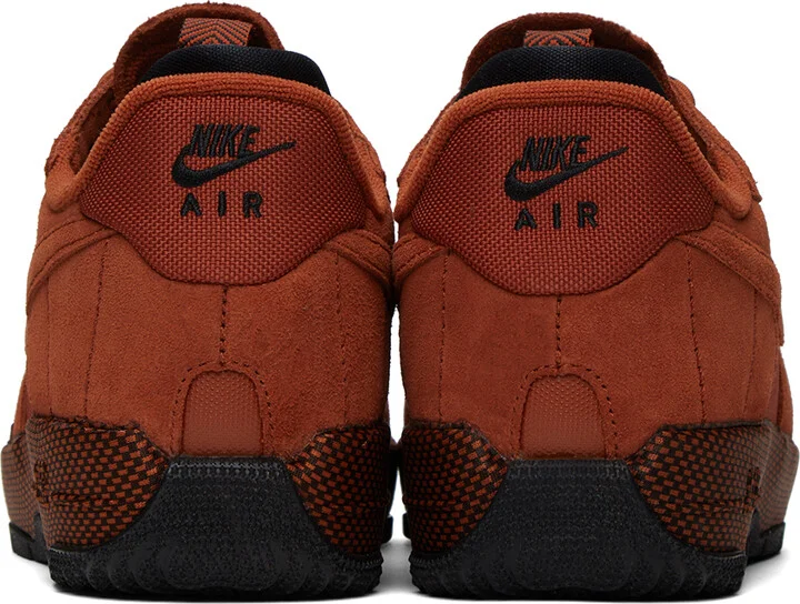 Nike Orange Air Force 1 Wild Sneakers - Image 2