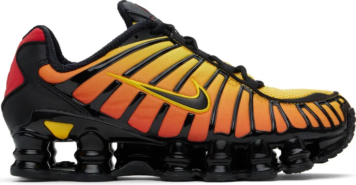 Nike Orange & Black Shox TL Sneakers