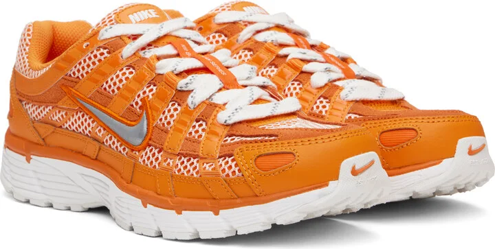 Nike Orange P-6000 Premium Sneakers - Image 4
