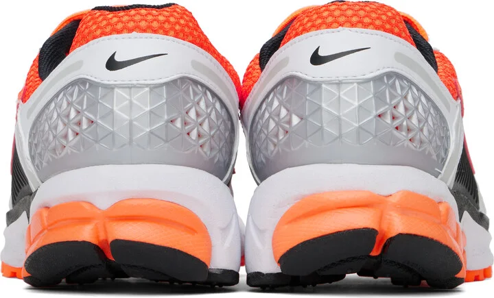 Nike Orange & White Zoom Vomero 5 Sneakers - Image 2