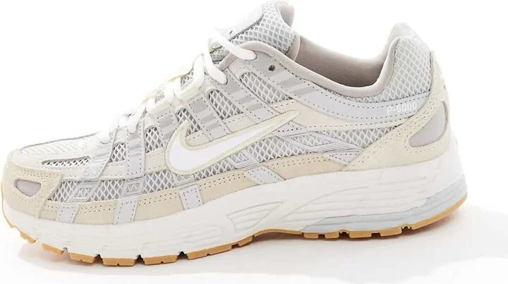Nike P-6000 sneakers in light gray and khaki - Image 2