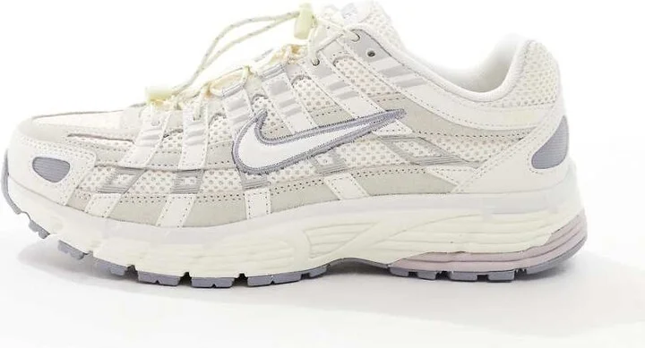 Nike P-6000 sneakers in off white and gray - Image 2