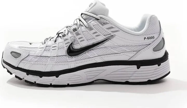 Nike P-6000 sneakers in silver and white - Image 2
