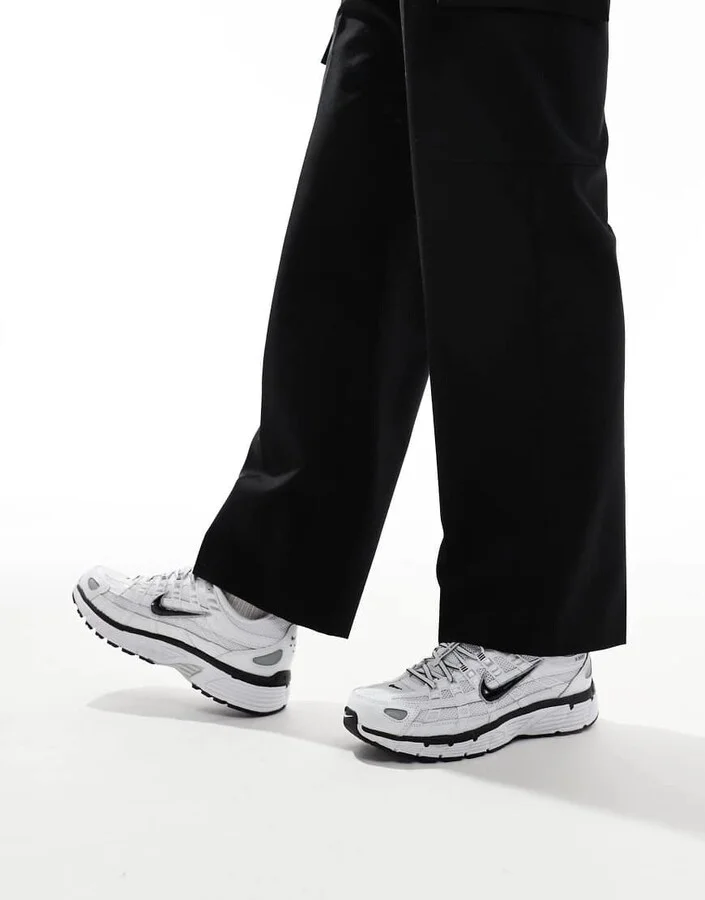 Nike P-6000 sneakers in silver and white - Image 3