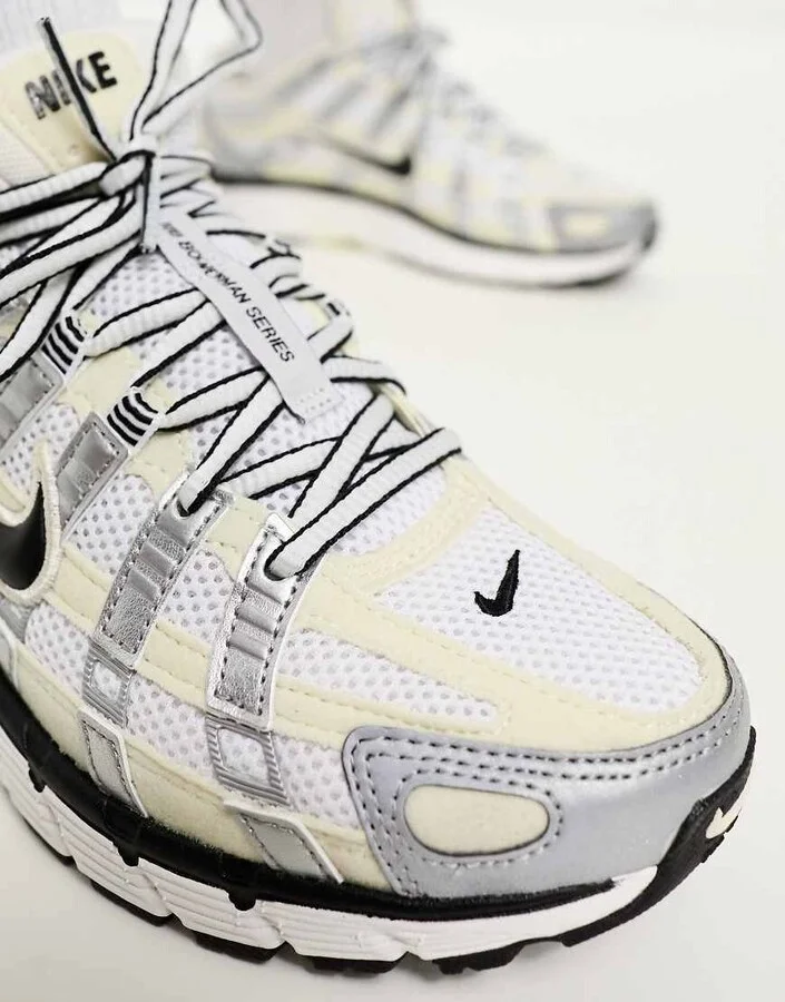 Nike P-6000 sneakers in white and black - Image 2