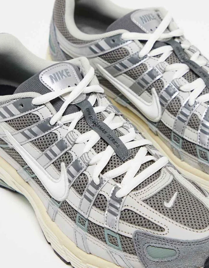 Nike P-6000 sneakers in white and gray - Image 3