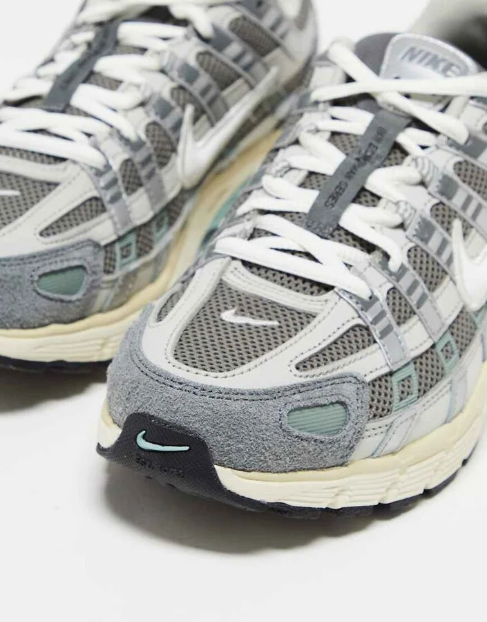 Nike P-6000 sneakers in white and gray - Image 4