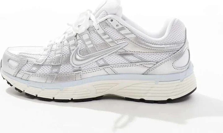 Nike P-6000 sneakers in white, gray and blue - Image 3