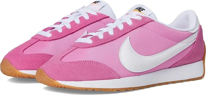 Nike Pacific Women's Shoes Playful Pink/White/Gum Light Brown : 8 B - Medium, Leather/Suede