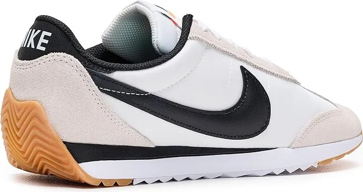 Nike Pacific Women's Shoes White/Black/Platinum Tint/Safety Orange/Gum Light Brown : 12 B - Medium, Leather/Suede - Image 3