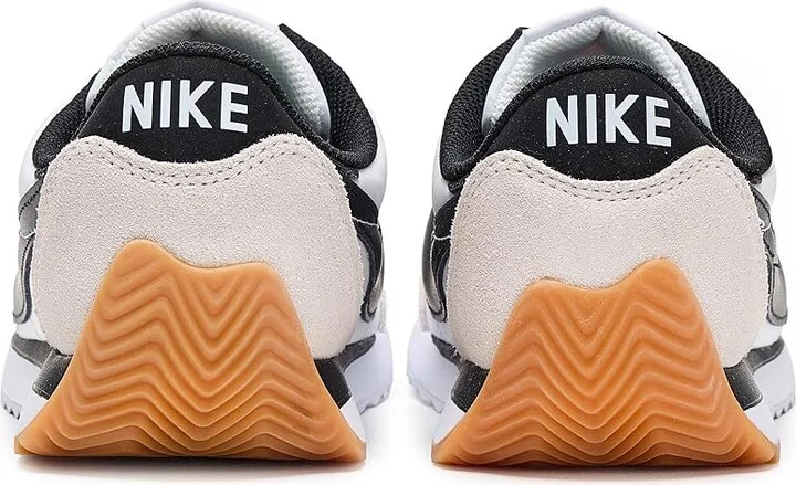 Nike Pacific Women's Shoes White/Black/Platinum Tint/Safety Orange/Gum Light Brown : 12 B - Medium, Leather/Suede - Image 5