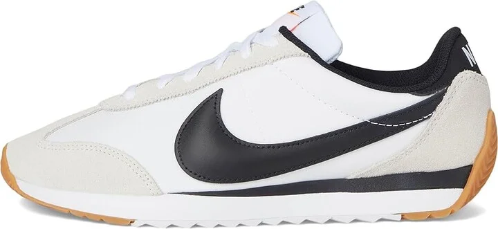 Nike Pacific Women's Shoes White/Black/Platinum Tint/Safety Orange/Gum Light Brown : 12 B - Medium, Leather/Suede - Image 6