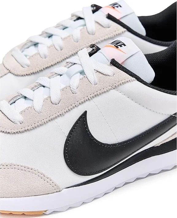Nike Pacific Women's Shoes White/Black/Platinum Tint/Safety Orange/Gum Light Brown : 12 B - Medium, Leather/Suede - Image 7