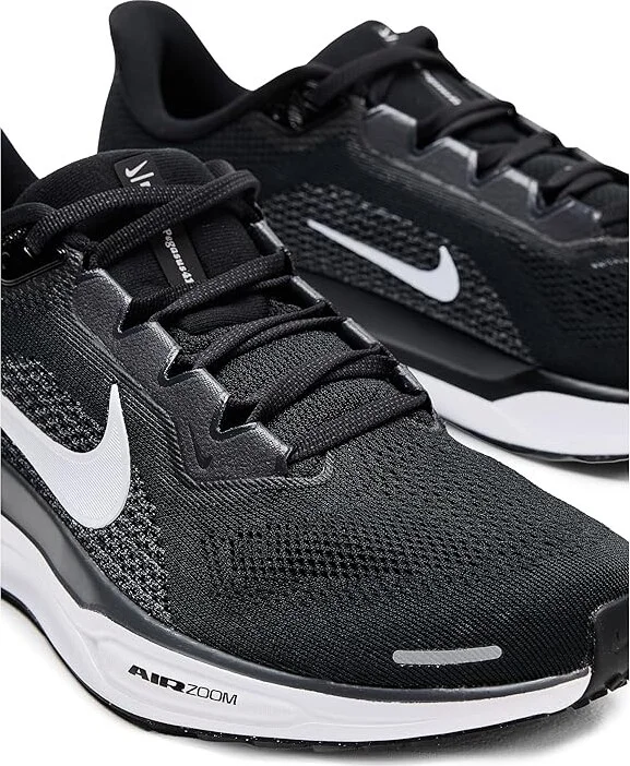 Nike Pegasus 41 Men's Shoes Black/White/Anthracite : 12 EE - Wide, Textile - Image 7