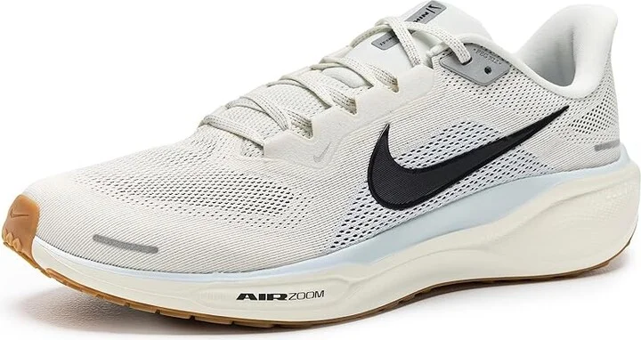 Nike Pegasus 41 Men's Shoes Sail/Anthracite/Blue Tint/Wolf Grey : 6.5 D - Medium, Textile