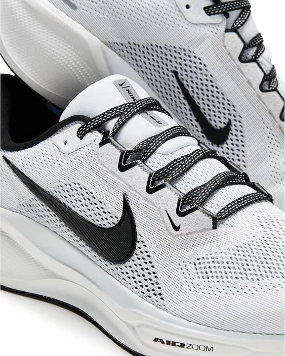 Nike Pegasus 41 Men's Shoes White/Black/Pure Platinum/Summit White : 7.5 D - Medium, Textile - Image 7
