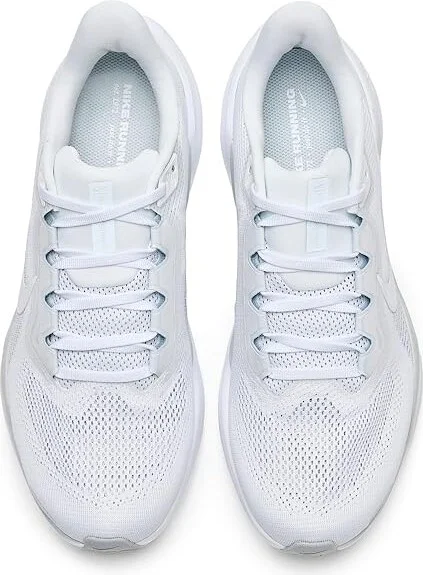 Nike Pegasus 41 Men's Shoes White/White/Pure Platinum : 8 D - Medium, Textile - Image 2