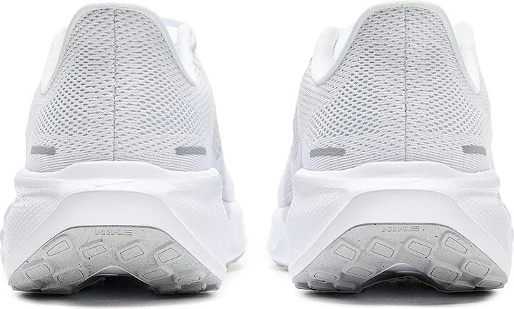 Nike Pegasus 41 Men's Shoes White/White/Pure Platinum : 8 D - Medium, Textile - Image 5