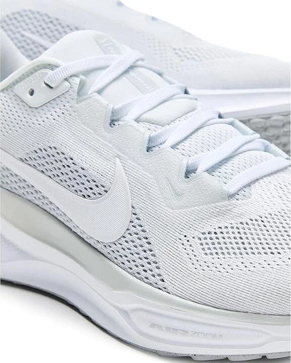 Nike Pegasus 41 Men's Shoes White/White/Pure Platinum : 8 D - Medium, Textile - Image 7