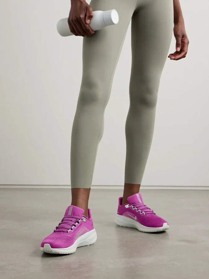 Nike - Pegasus 41 Rubber-trimmed Mesh Sneakers - Purple - Image 2