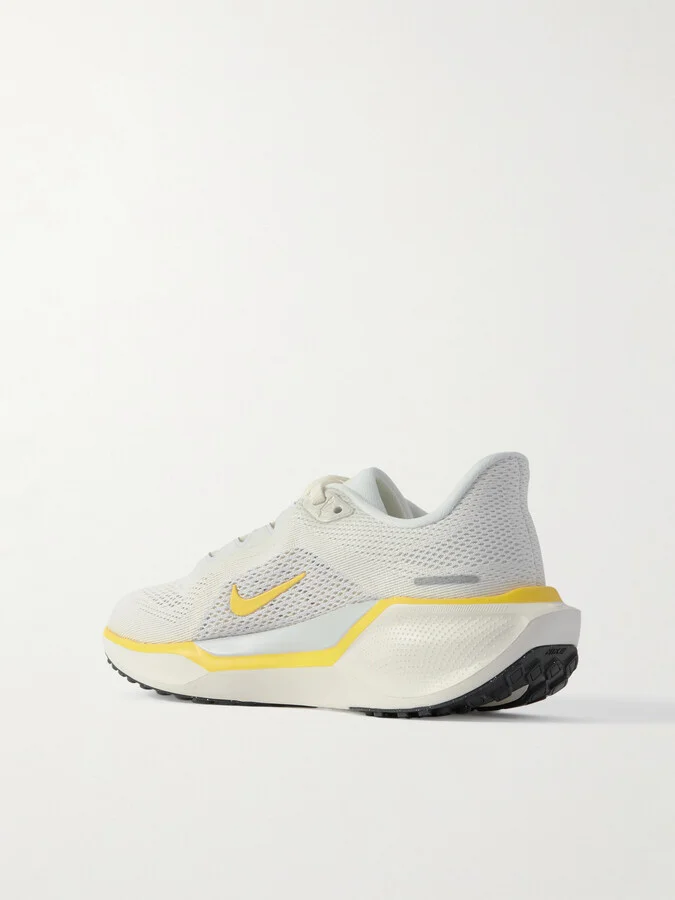 Nike - Pegasus 41 Rubber-trimmed Mesh Sneakers - Yellow - Image 3