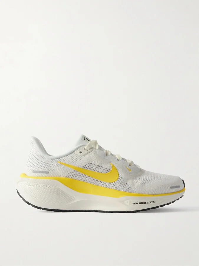 Nike - Pegasus 41 Rubber-trimmed Mesh Sneakers - Yellow