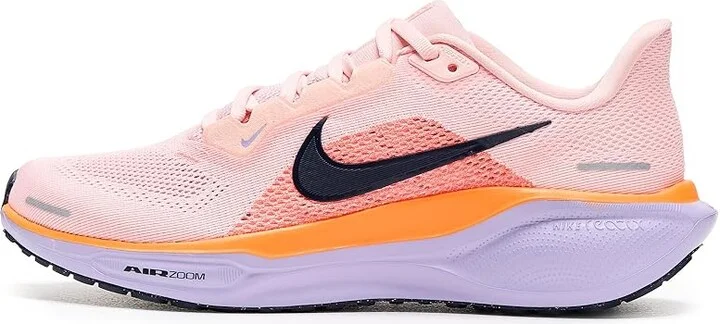 Nike Pegasus 41 Women's Shoes Atmosphere/Obsidian/Total Orange : 8.5 B - Medium, Synthetic - Image 6