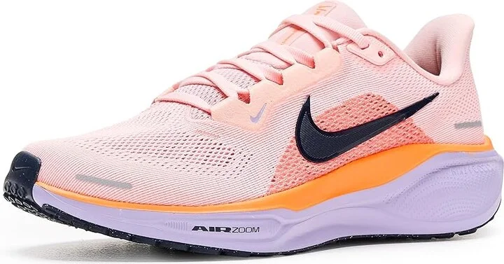 Nike Pegasus 41 Women's Shoes Atmosphere/Obsidian/Total Orange : 8.5 B - Medium, Synthetic