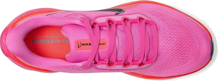 Nike Pegasus 41 Women's Shoes Playful Pink/Off Noir/Hyper Pink/Bright Crimson/Metallic Silver : 11 B - Medium, Synthetic - Image 2