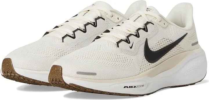 Nike Pegasus 41 Women's Shoes Sail/Black/Phantom/White : 6 B - Medium, Synthetic