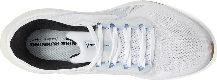 Nike Pegasus 41 Women's Shoes White/Blue Tint/Sail/Metallic Silver : 5 B - Medium, Synthetic - Image 2