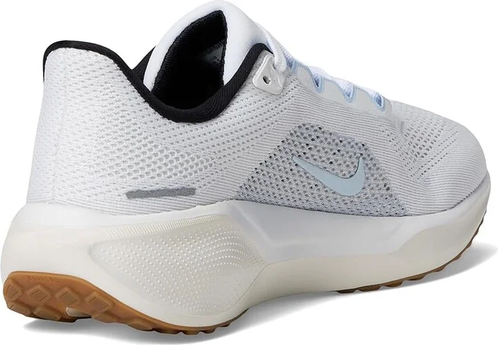 Nike Pegasus 41 Women's Shoes White/Blue Tint/Sail/Metallic Silver : 5 B - Medium, Synthetic - Image 4