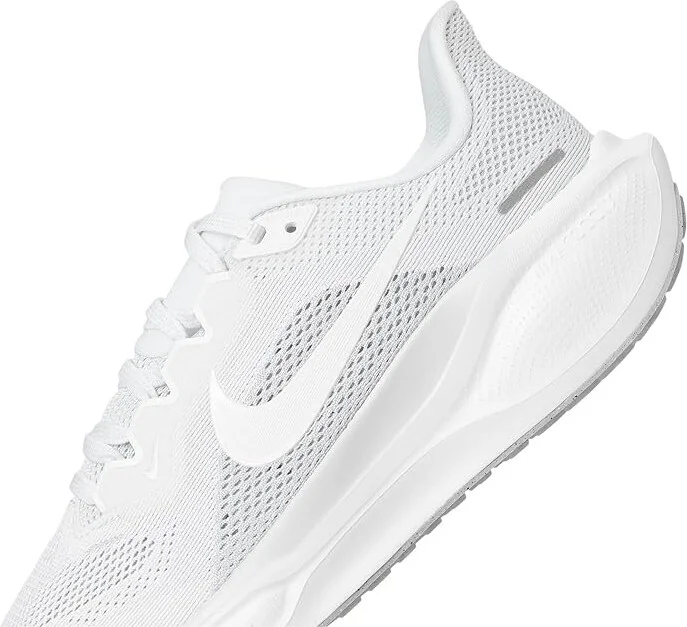 Nike Pegasus 41 Women's Shoes White/White/Pure Platinum/Metallic Silver : 5.5 B - Medium, Synthetic - Image 7