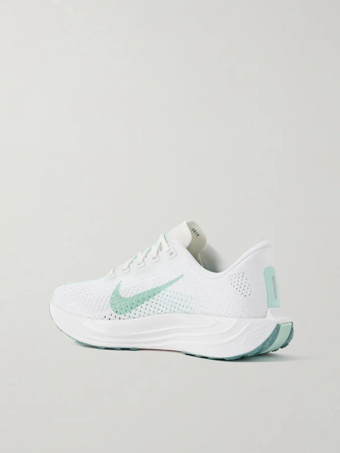 Nike - Pegasus Plus Rubber-trimmed Flyknit Sneakers - Green - Image 3