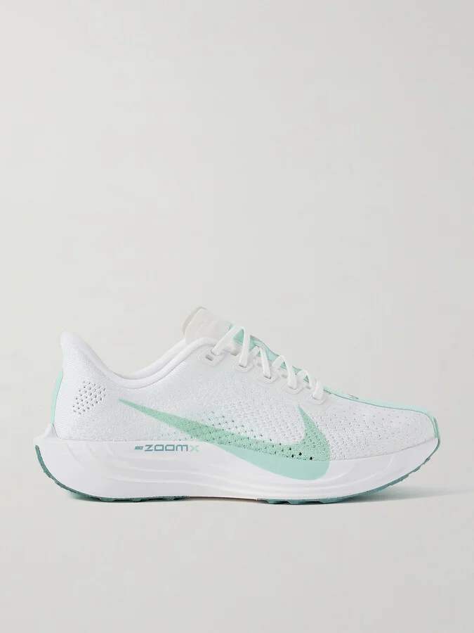 Nike - Pegasus Plus Rubber-trimmed Flyknit Sneakers - Green
